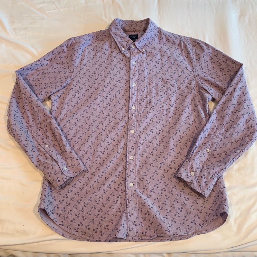 Lavender J Crew Button Down